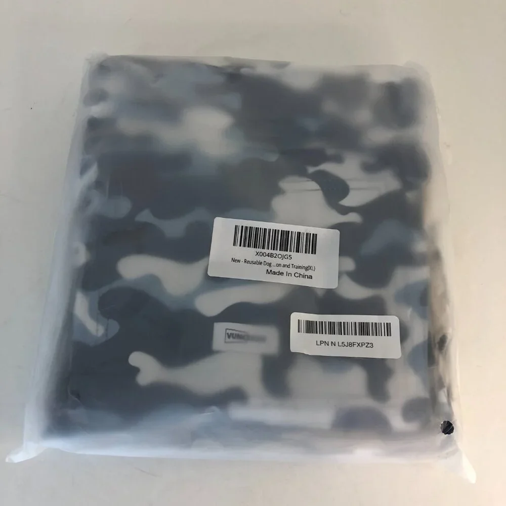 Reusable Dog Diapers Male, Washable Belly Bands Male Dogs, Pack of 5 NEW Sz. XL